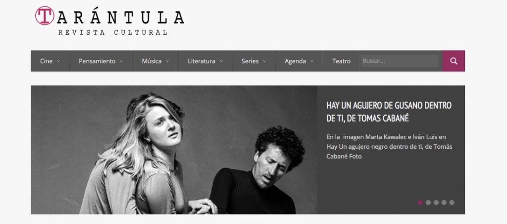 La revista Tarántula habla sobre «Hay Un Agujero de Gusano Dentro De&nbsp;Ti»