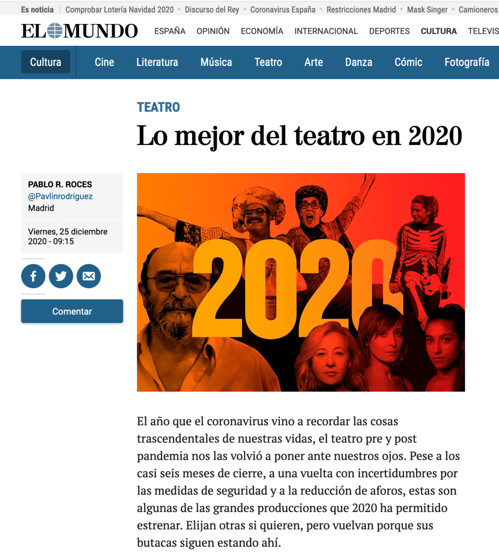 Lo mejor del 2020 (El&nbsp;Mundo)