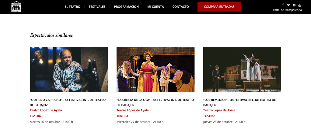 44º Festival int. de teatro de&nbsp;Badajoz